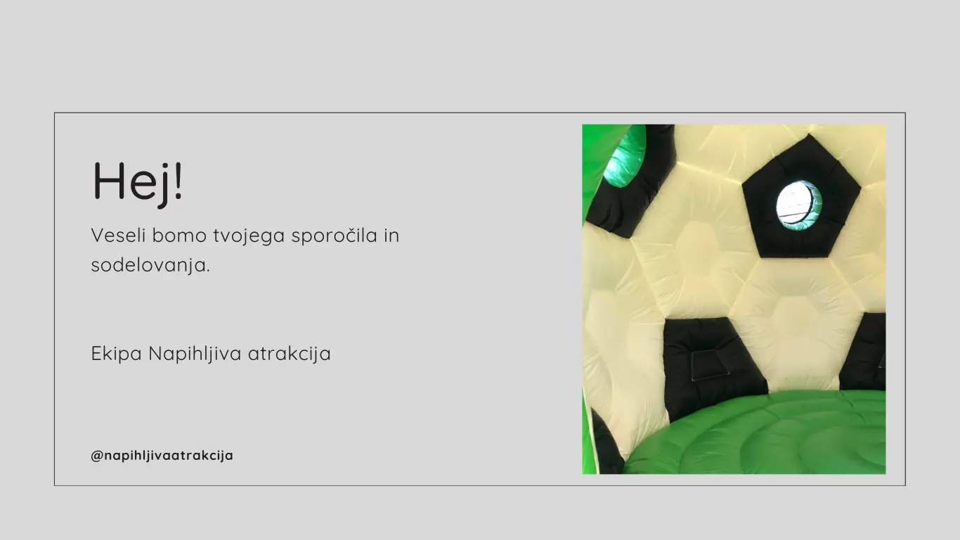 Napihljiva atrakcija 